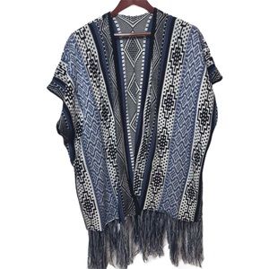 Lava Fringe Poncho L